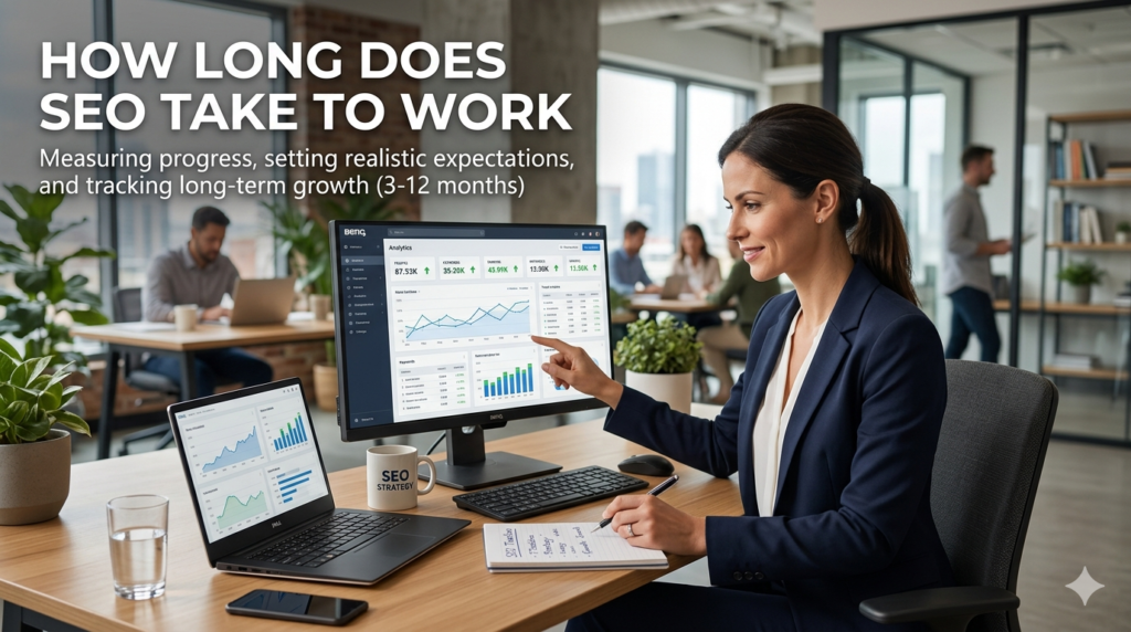 illustration of how long does SEO take to work